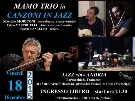 Mamo Trio in Canzoni in Jazz