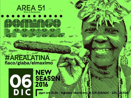 Torna "Domingo Tropical", la domenica latina dell'Area51 di Novoli