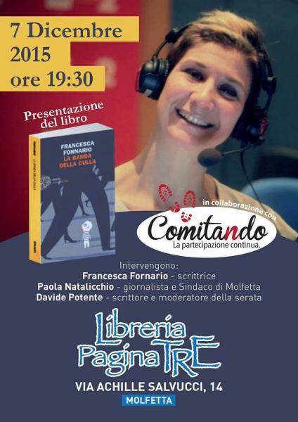 "La banda della culla" - Francesca Fornario a Molfetta
