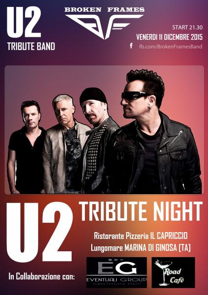 U2 TRIBUTE NIGHT 2.0 - IL NUOVO SHOW - Broken Frames