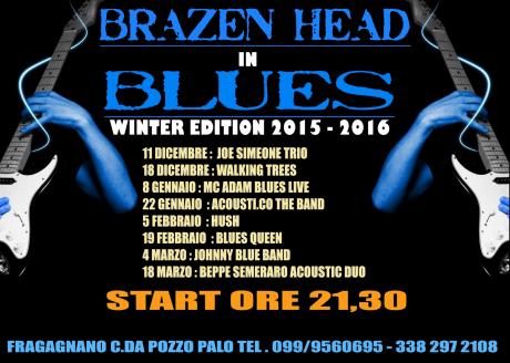 Brazen Head in Blues Winter Edition 2015/2016