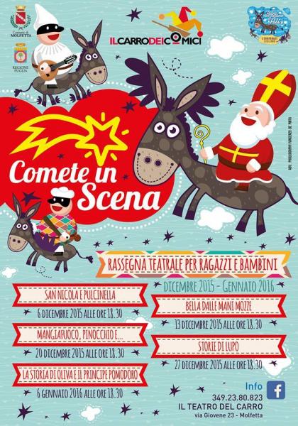 “Comete in Scena” al Teatro del Carro Dei Comici