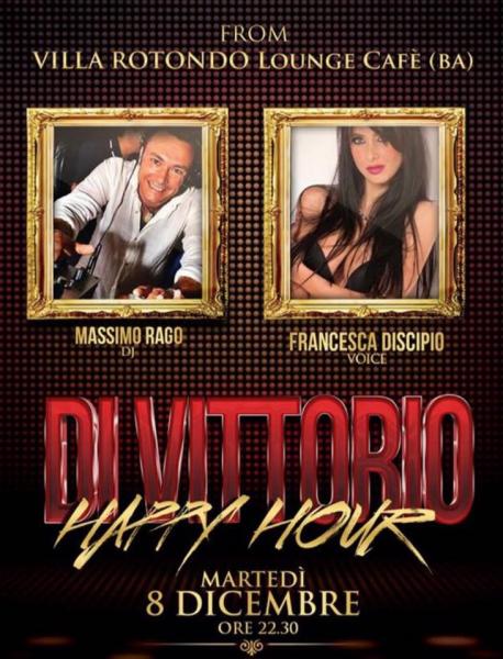 Martedì 8 Dicembre HAPPY HOUR al DI VITTORIO ( Gravina )