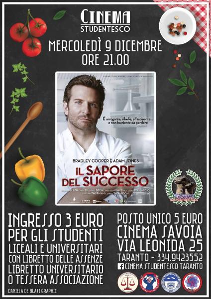 "Il sapore del successo" in rassegna al Cinema Savoia