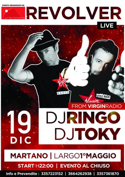Revolver a Martano si fa live con Ringo e dj Toky