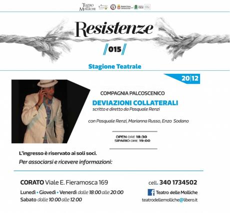 RESISTENZE 015 - "Deviazioni collaterali"
