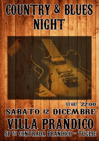 Country& Blues Night a Villa Prandico - Tuglie