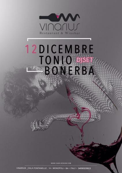 Dinner & Djset con Tonio Bonerba
