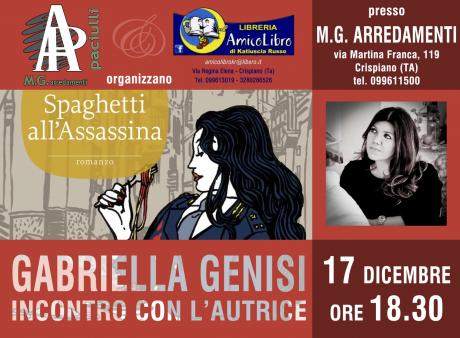 Incontro con Gabriella Genisi, autrice di "Spaghetti all'assassina"