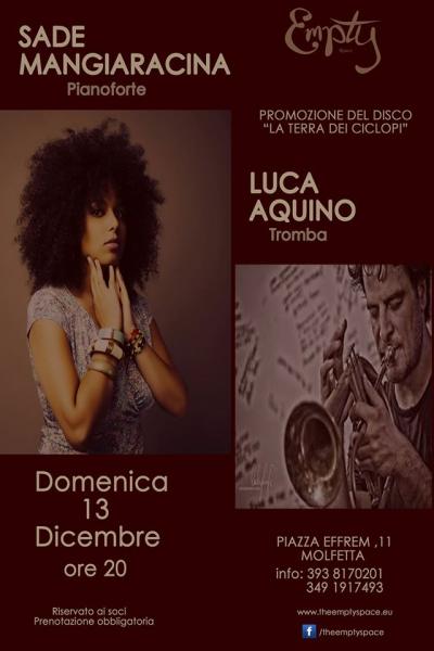 Il Jazz di SADE MANGIARACINA & LUCA AQUINO