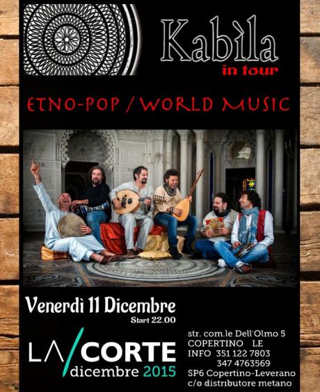 Kabìlia in Tour - Etno-pop / World-music