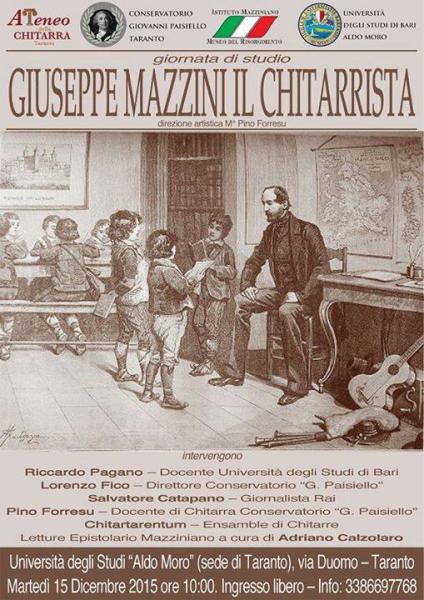 Giuseppe Mazzini il Chitarrista