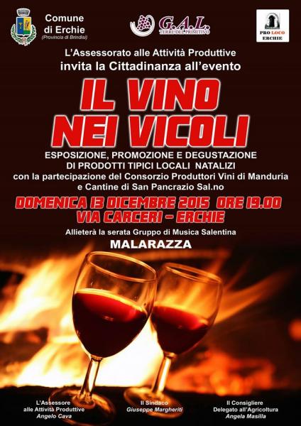 Il Vino nei Vicoli & "Pizzica Concerto" Malarazza