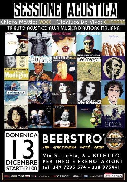 Acoustic Session - Rivisitazione acustica "I più famosi brani della Storia musicale Italiana"