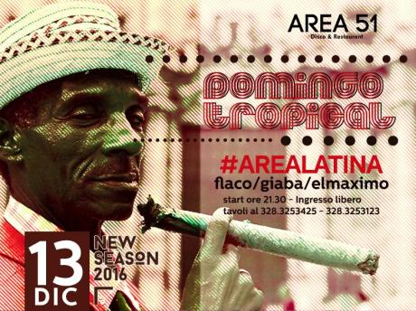 Domenica latina all'Area51: salseri in pista con Flaco, Giaba ed ElMaximo