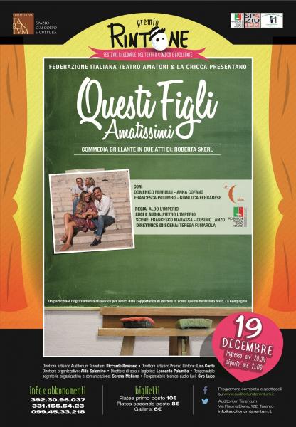 Questi figli amatissimi #premiorintone