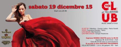 Sabato 19 Dicembre Villa Rotondo // Ingresso in Lista DISCIPIO