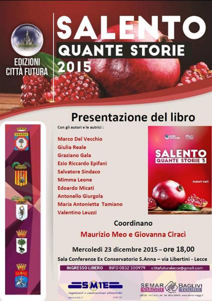 Presentazione del libro ‘Salento Quante storie 3’
