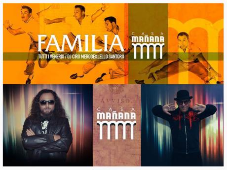 Casa Mañana presenta: "FAMILIA" - le sonorità alternative e divertenti di Lello Santoro & Ciro Merode