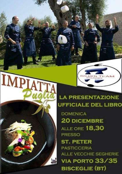 Il Dolmen Team Culinary scende in campo per presentare il suo ultimo libro “Impiatta Puglia”