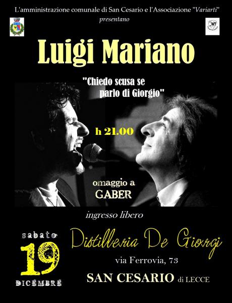 Chiedo scusa se parlo di Giorgio. Omaggio a Giorgio Gaber