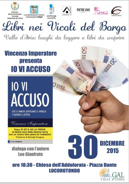 VINCENZO IMPERATORE presenta IO VI ACCUSO