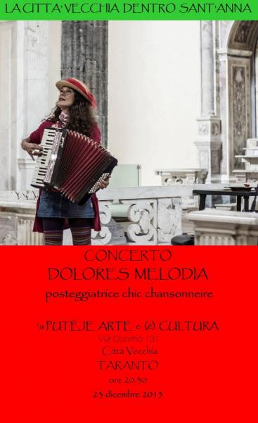 DOLORES MELODIA - posteggiatrice chic chansonneire