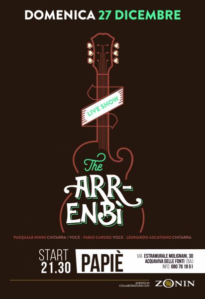 Arrenbí live al Papiè Bistrot