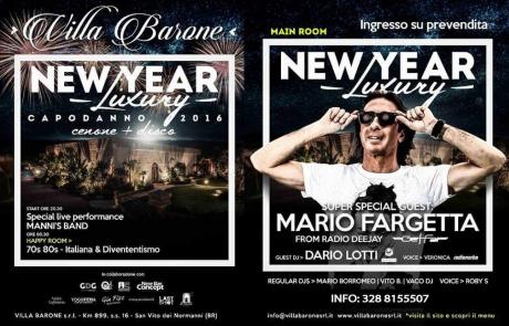 Capodanno 2016 a Villa Barone
