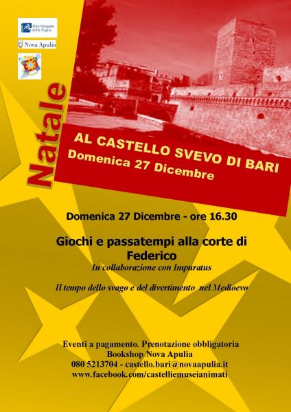 Giochi e passatempi alla corte di Federico