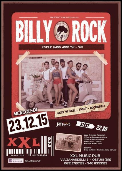 Billyrock at Xxl Music Pub #APERTURA FESTE NATALIZIE#