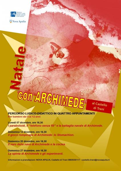 Natale con Archimede al Castello di Trani