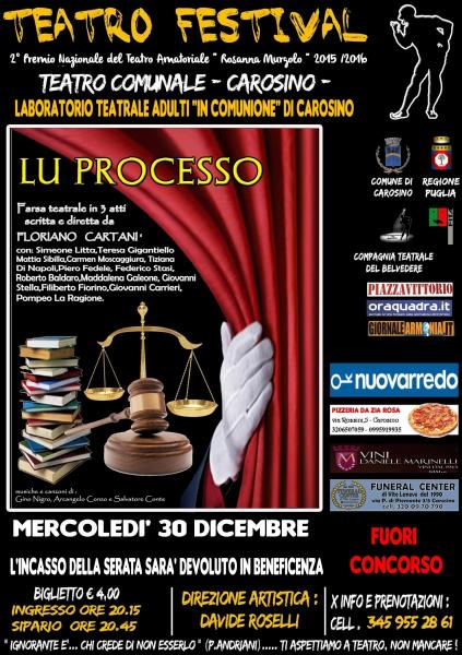 Teatro Festival - "Lu Processo"