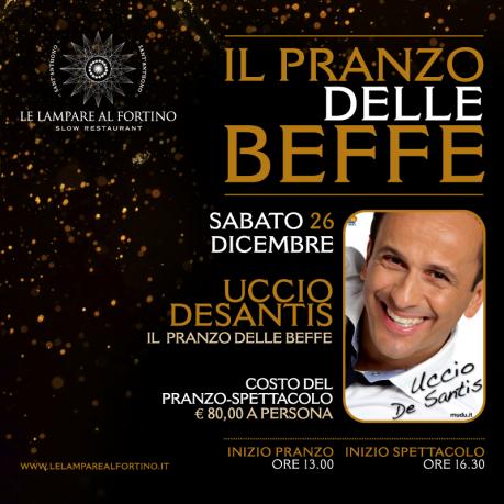 Il Pranzo delle Beffe a Le Lampare al Fortino di Trani