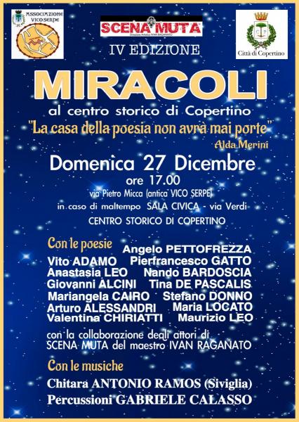 miracoli al centro storico! - poesia e musica