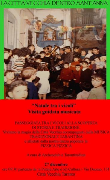 "Natale tra i vicoli" visita guidata musicata