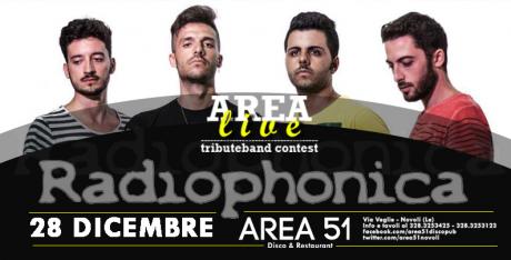 Musica live all'Area51 di Novoli: sul palco cantano i Radiophonica