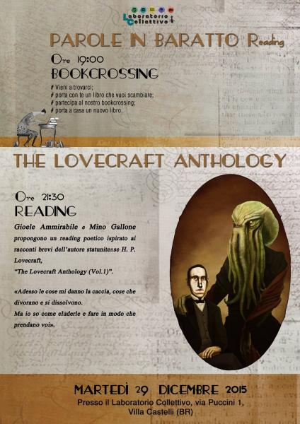 Parole in Baratto Reading The Lovecraft Anthology