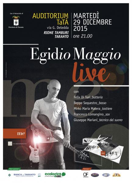Il chitarrista EGIDIO MAGGIO presenta il suo nuovo album "ME"
