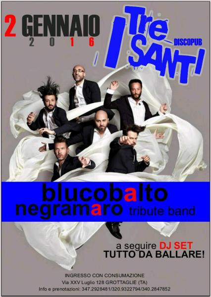 Blucobalto NEGRAMARO TRIBUTE Band