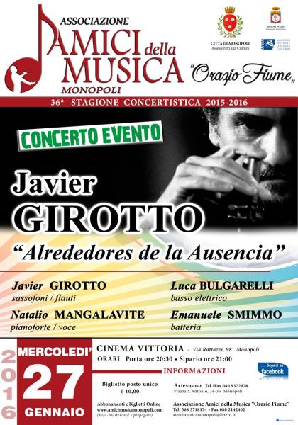 Javier Girotto quartet