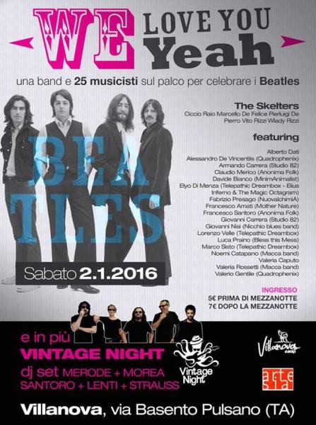 Una band e 25 musicisti sul palco per celebrare i Beatles + double zone dj set