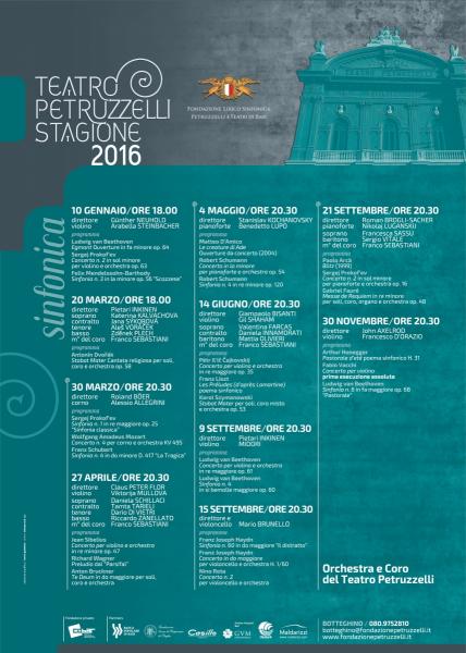 Inaugurazione Stagione Sinfonica 2016