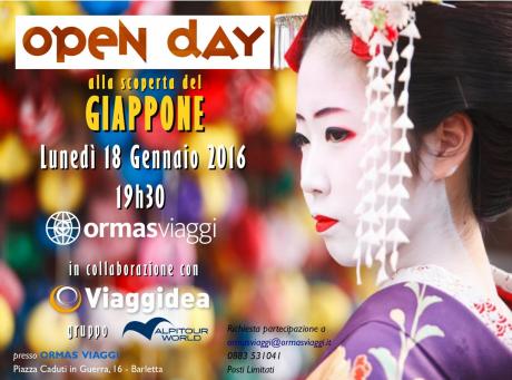 Open Day Giappone c/o Ormas Viaggi