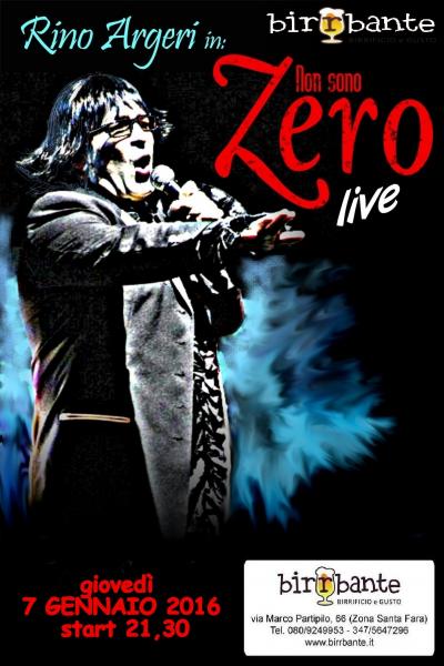 Rino Argeri – Non Sono Zero