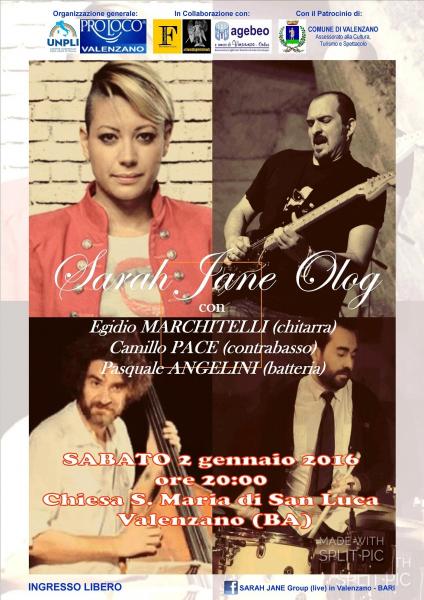 SARAH JANE Group live