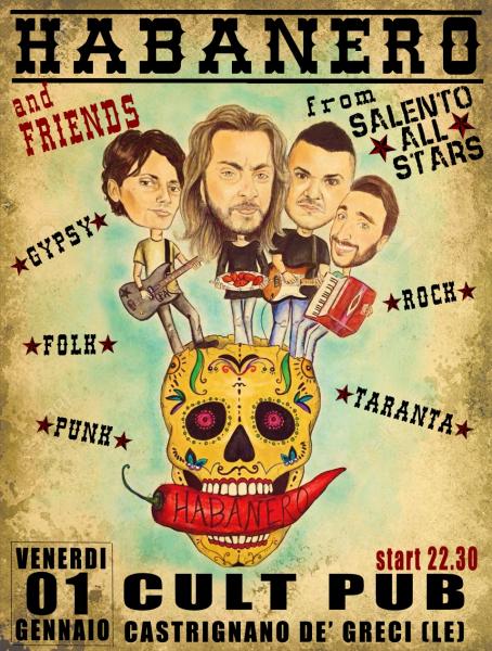 HABANERO (from Salento All Stars) & Friends Live