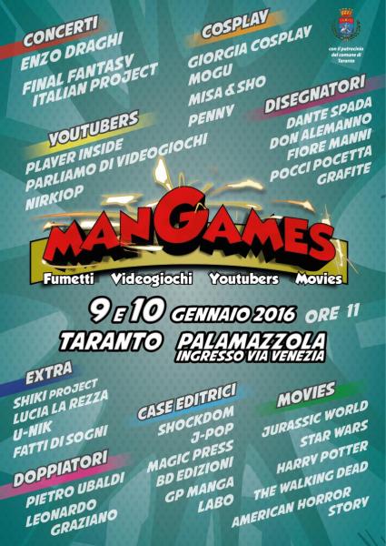 Mangames - Fiera del Fumetto, dei Videogiochi degli Youtuber e dei Film