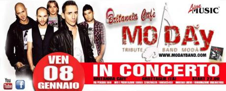 Modày Tributo Modà in concerto al Britannia Caffè