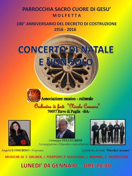 Concerto per il 100° Anniversario del Decreto di Costruzione Della Chiesa Sacro Cuore di Gesù
